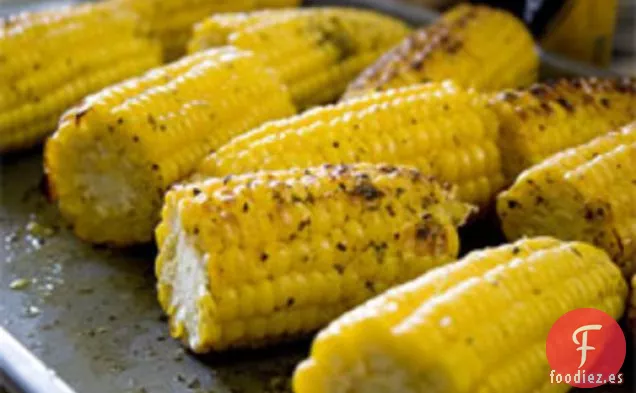 Cocinar el libro: Maíz a la parrilla en la mazorca