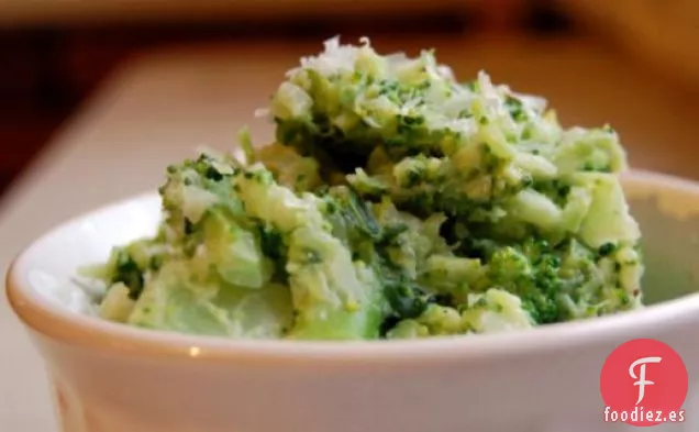Cocción de las Brócoli: Crema de Brócoli con queso Parmesano