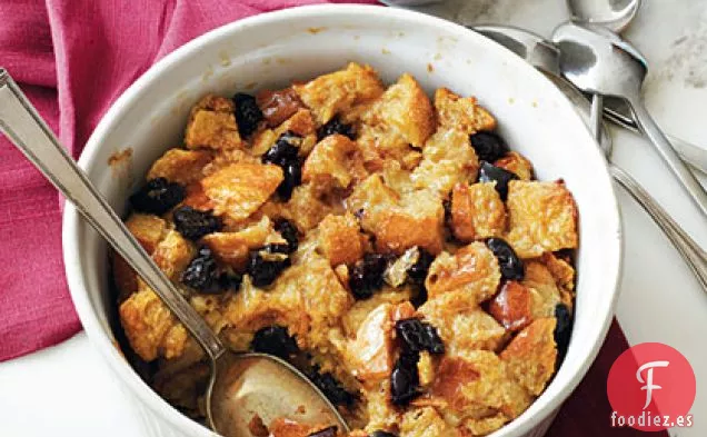 Budín de Pan de Ciruela y Vainilla con Brandy