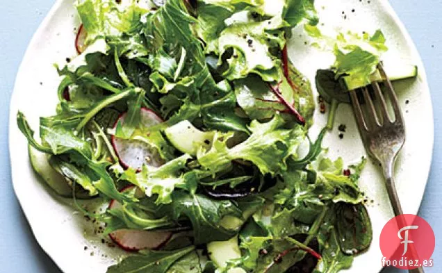 Ensalada Verde con Vinagreta Simple