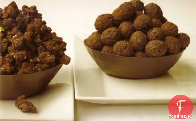 Cocina el libro: Palomitas de maíz y uvas de chocolate
