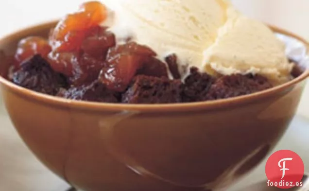 Budines de Jengibre con Manzanas Confitadas