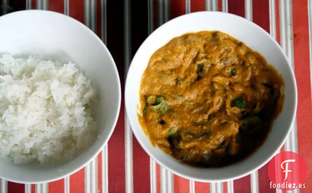 Cena de Esta Noche: Curry de Champiñones