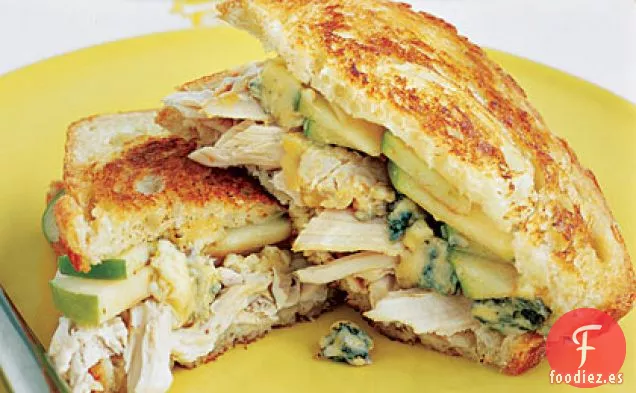 Sándwiches de Pollo con Queso Derretido