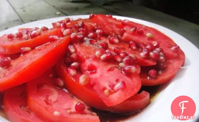 Cocina el Libro: Ensalada de Tomate, Granada y Zumaque