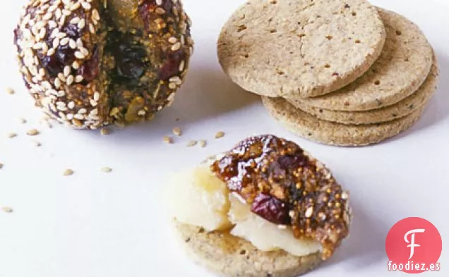 Bolas de higo y almendra españolas