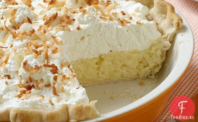 Pastel de Crema de Coco
