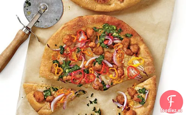 Pizza de Pesto de Trigo Integral