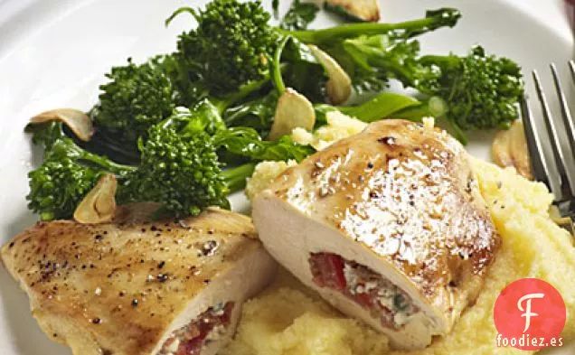 Pechugas de Pollo Rellenas de Cerdo y Gorgonzola