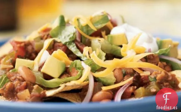 Nachos de Chipotle Vegetarianos