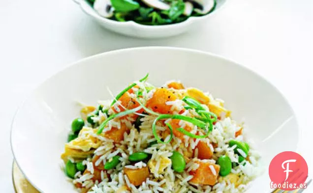 Arroz de Coco con Calabaza de Invierno