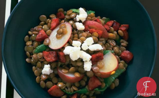 Guiso de Lentejas con Salchicha y Patatas