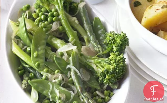 Verduras con ajo