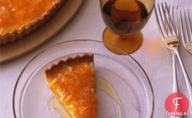 Tarta de Kumquat y Ricotta Confitada