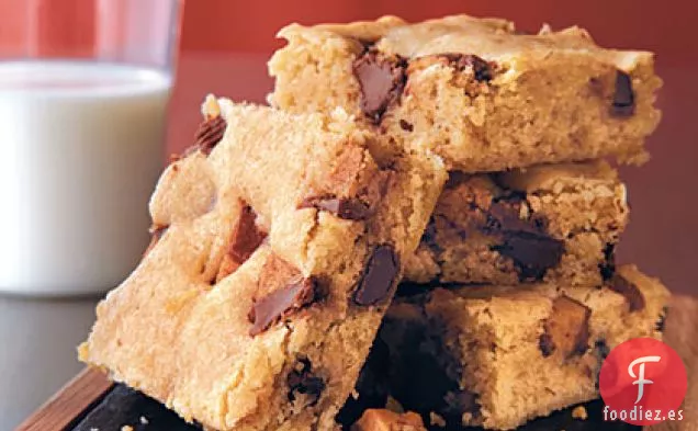 Blondies de Taza de Mantequilla de Maní