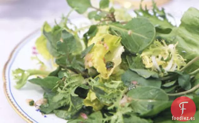 Ensalada Verde Mixta con Vinagreta de Estragón