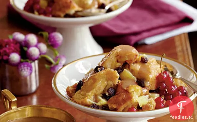 Budín de Pan Criollo con Salsa Bourbon