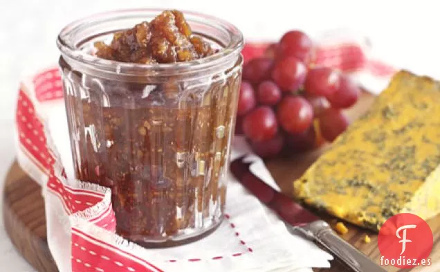 Chutney de piña, higo y jengibre