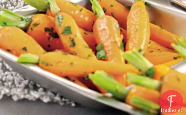 Zanahorias naranjas glaseadas