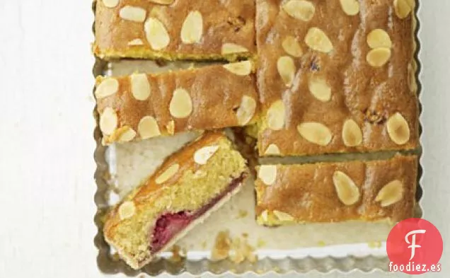 Rebanada de Bakewell de frambuesa