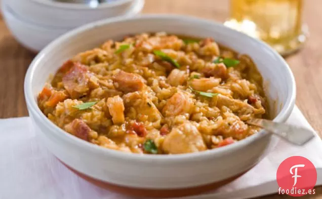 Jambalaya de Pollo y Jamón de Eula Mae's