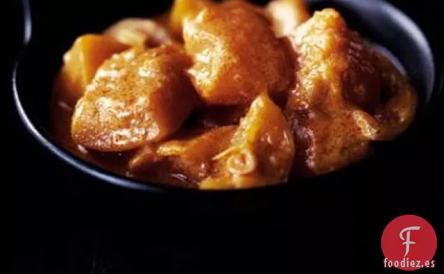 Curry de pepinillo de calabaza y lima