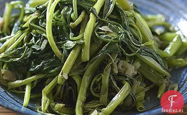 Espinacas de Agua Salteadas