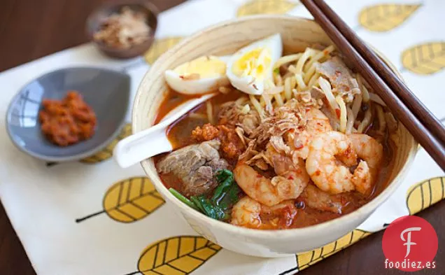 Penang Hokkien Mee (fideos de gambas / Har Meen / Mee Yoke / ????)
