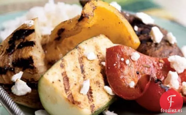 Verduras a la Parrilla con Queso Feta