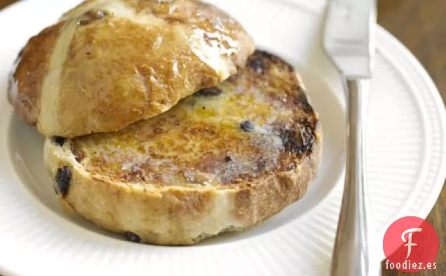 Panecillos cruzados calientes fáciles