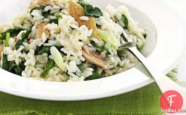 Risotto de caballa ahumada