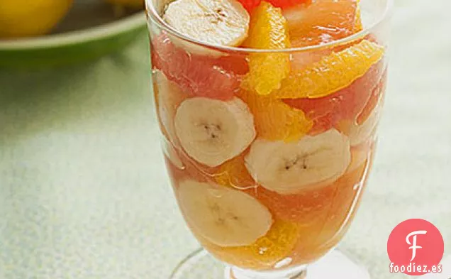 Parfait de Plátano y Cítricos