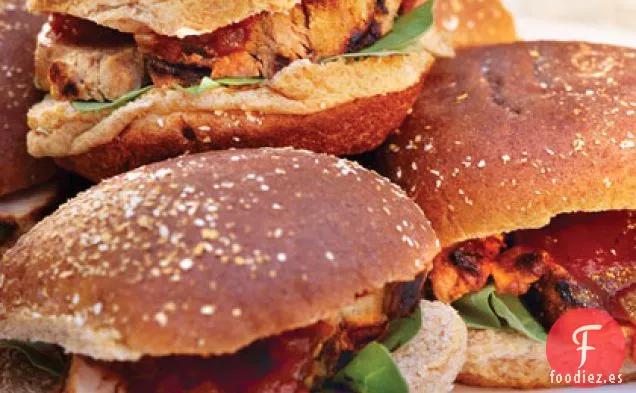 Sándwiches de Lomo de Cerdo a La Parrilla