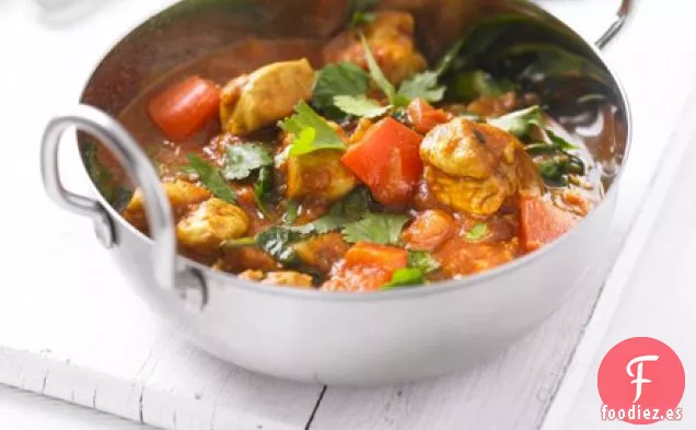 Balti de pollo más saludable