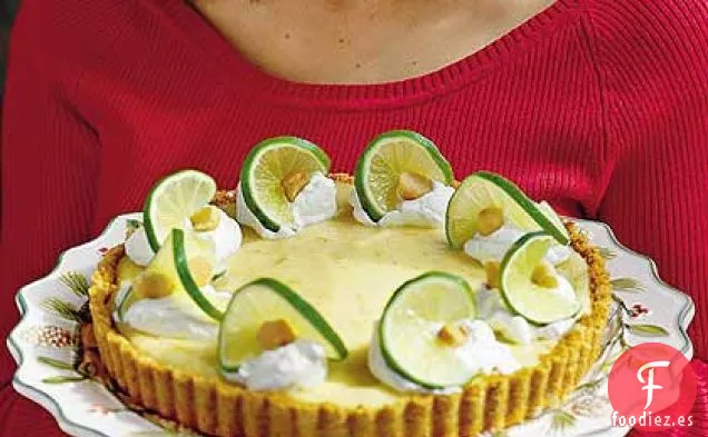 Tarta de Nueces de Lima y Macadamia