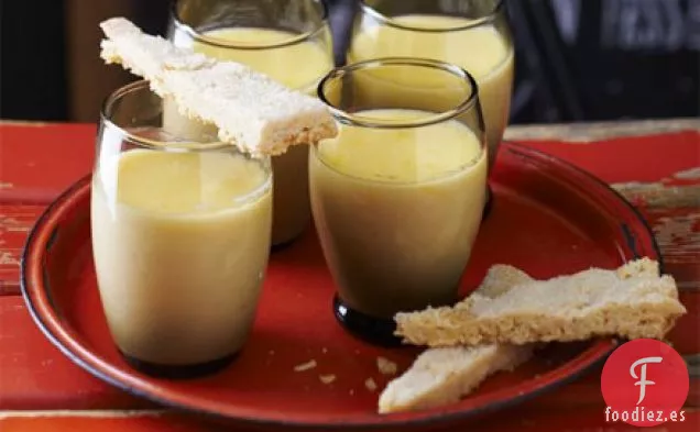 Bolsita de limón con pan de mantequilla de almendras azucaradas