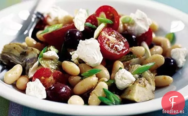 Ensalada de frijoles al estilo mediterráneo