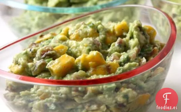 Guacamole De Mango Y Cebolla Roja A La Parrilla