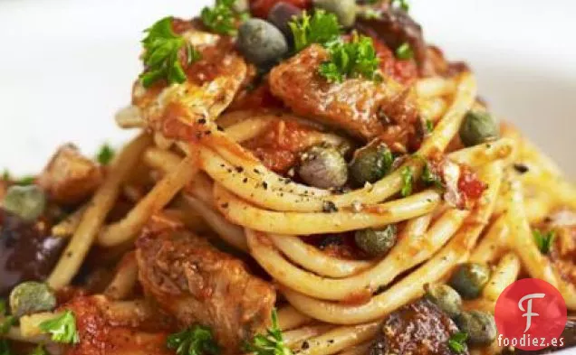 Espaguetis con sardinas