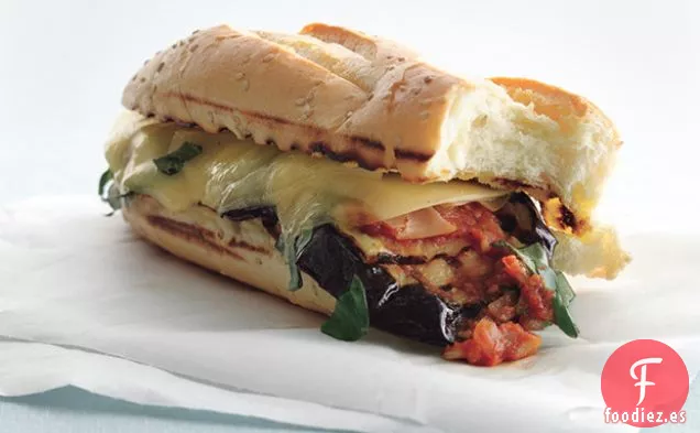 Heros de Parmesana de Berenjena a la Parrilla