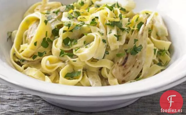 Tagliatelle cremoso con hinojo