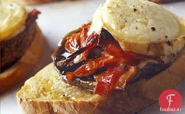 Bruschettas rellenas de champiñones