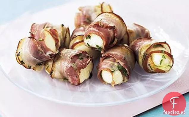 Rollitos de Halloumi y tocino