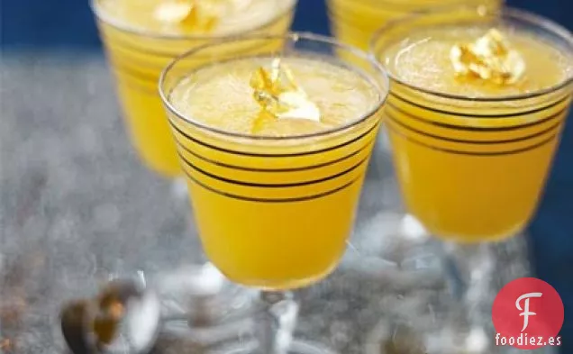 Gelatinas de clementina y prosecco