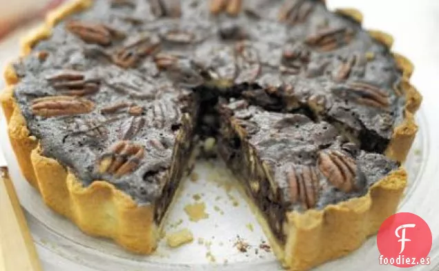 Tarta de chocolate y nueces