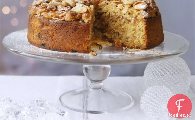 Tarta de frutas de albaricoque y almendra