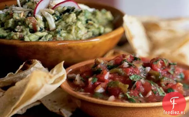 Guacamole Poblano Asado con Ajo y Perejil