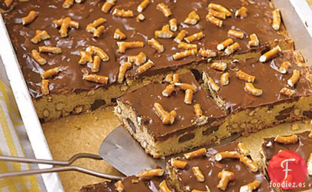 Rubias con Chispas de Chocolate y Pretzel