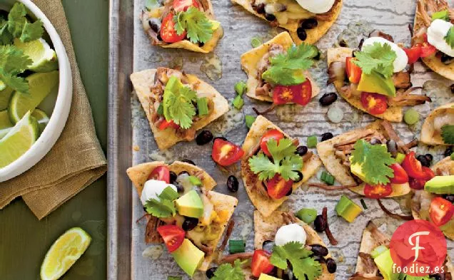 Nachos de Carne de Cocción Lenta