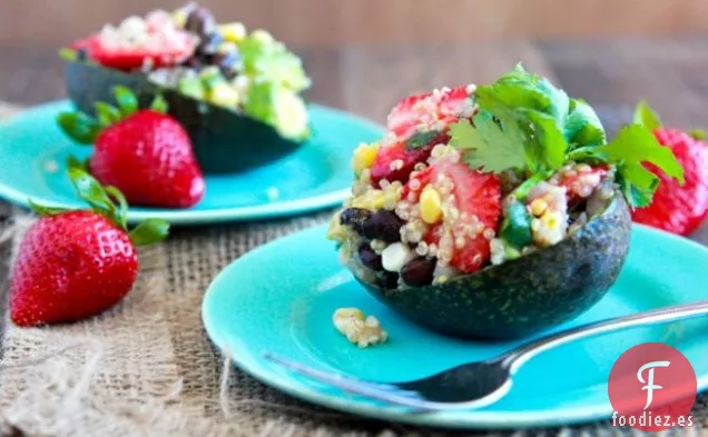 Ensalada de Quinua de fresa y aguacate